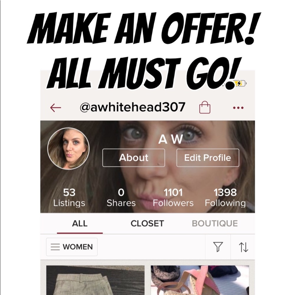 ^^^Make an offer! Clothing shoes- everything**
